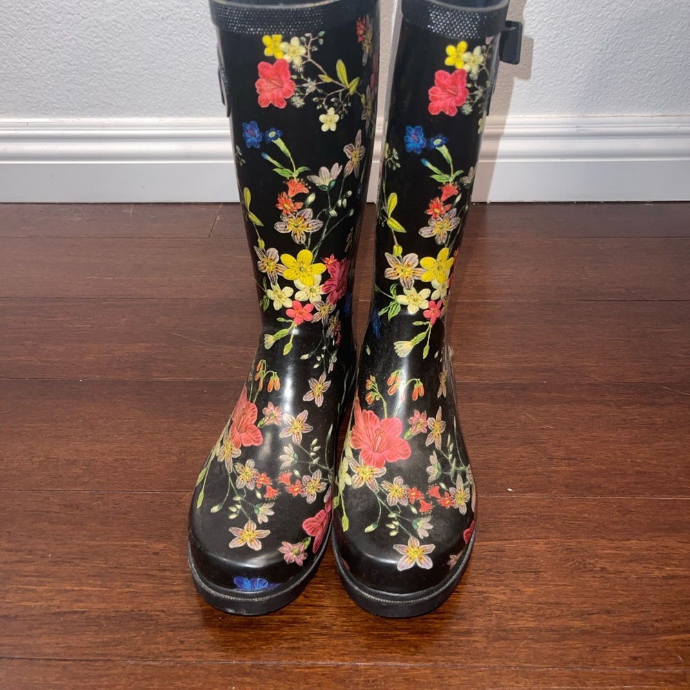 target Floral Rain Boots for Women 7